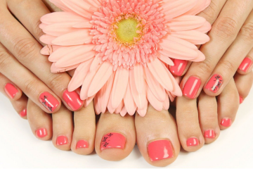 Manicura y pedicura en gel
